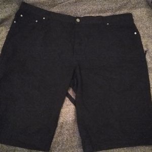 Used men's black shorts - size 52
